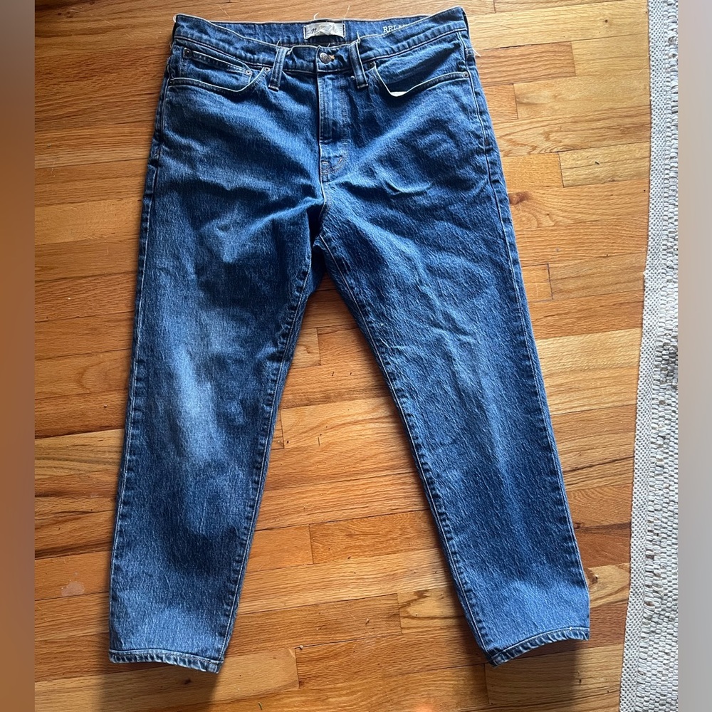 Madewell relaxed taper jeans